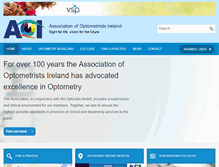 Tablet Screenshot of optometrists.ie